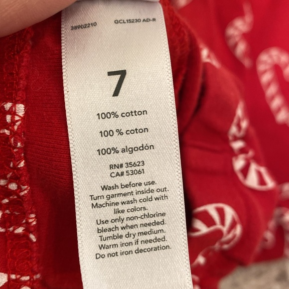 Carters Candy Cane Hearts Christmas Sleeper Set - Picture 8 of 8